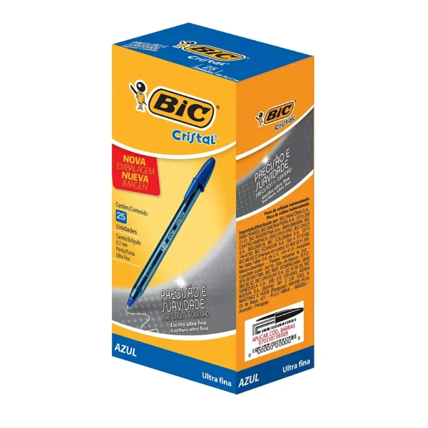 STYLO BILLE -BIC - CRISTAL MEDIUM - BOÎTE DE 50 STYLOS